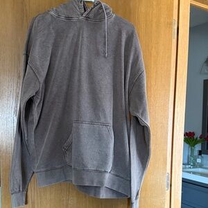 Vintage Charcoal Hoodie for Men or Women